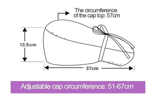 Gorro quirúrgico de Navidad (pelo largo)