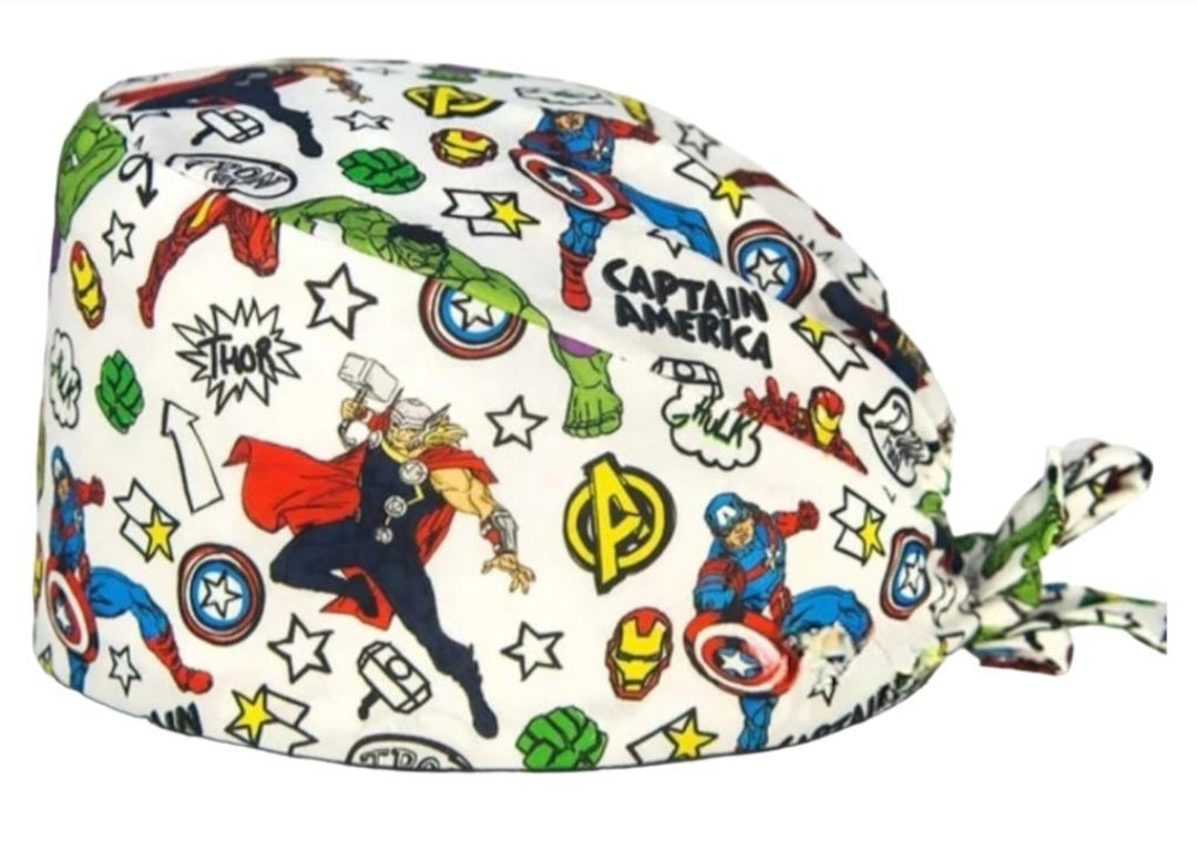 Gorro Quirúrgico de los Vengadores, The Avengers. Marvel.