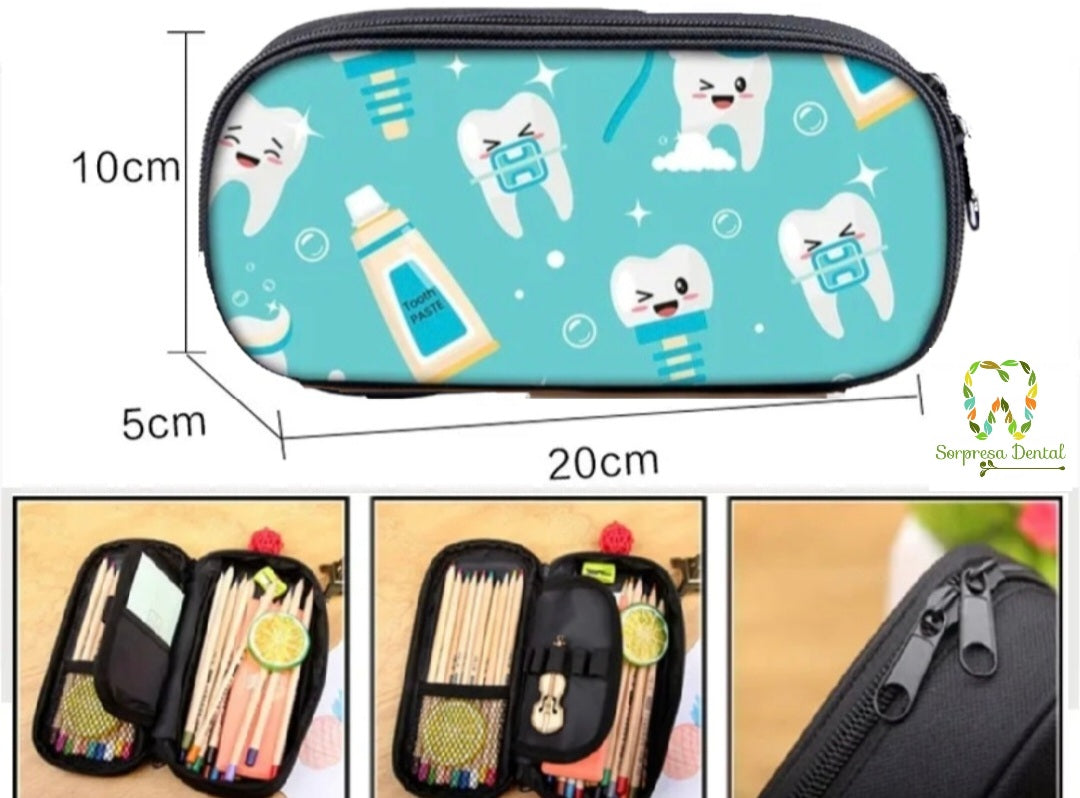 Estuche con diseño dental