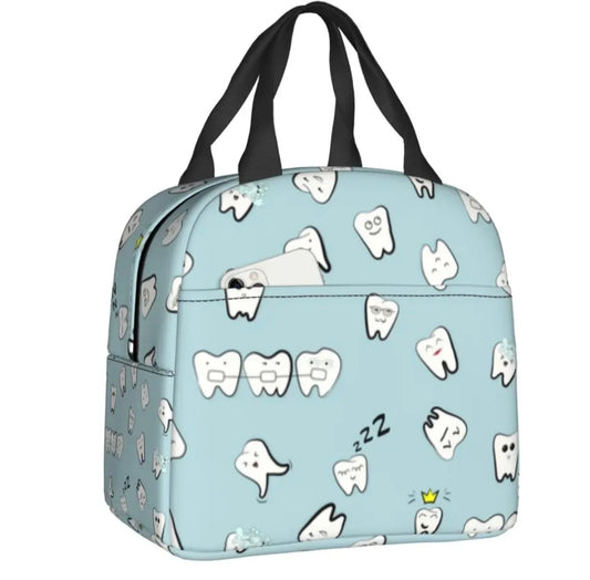 Fiambrera térmica / Bolsa de almuerzo con diseño de dientes