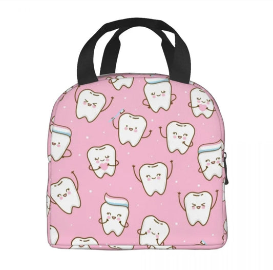 Fiambrera térmica / Bolsa de almuerzo con diseño de dientes