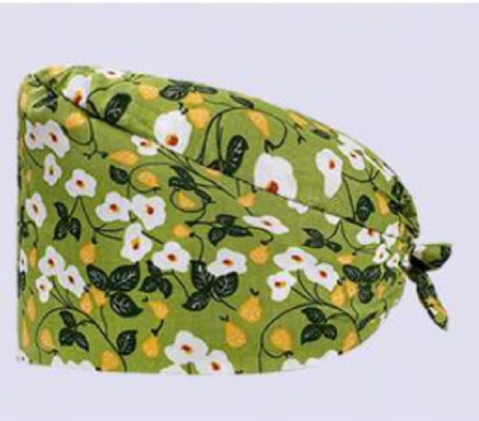 Gorro Quirúrgico con diseño Floral.