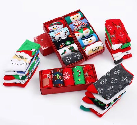 Calcetines Navideños (5 Pares)