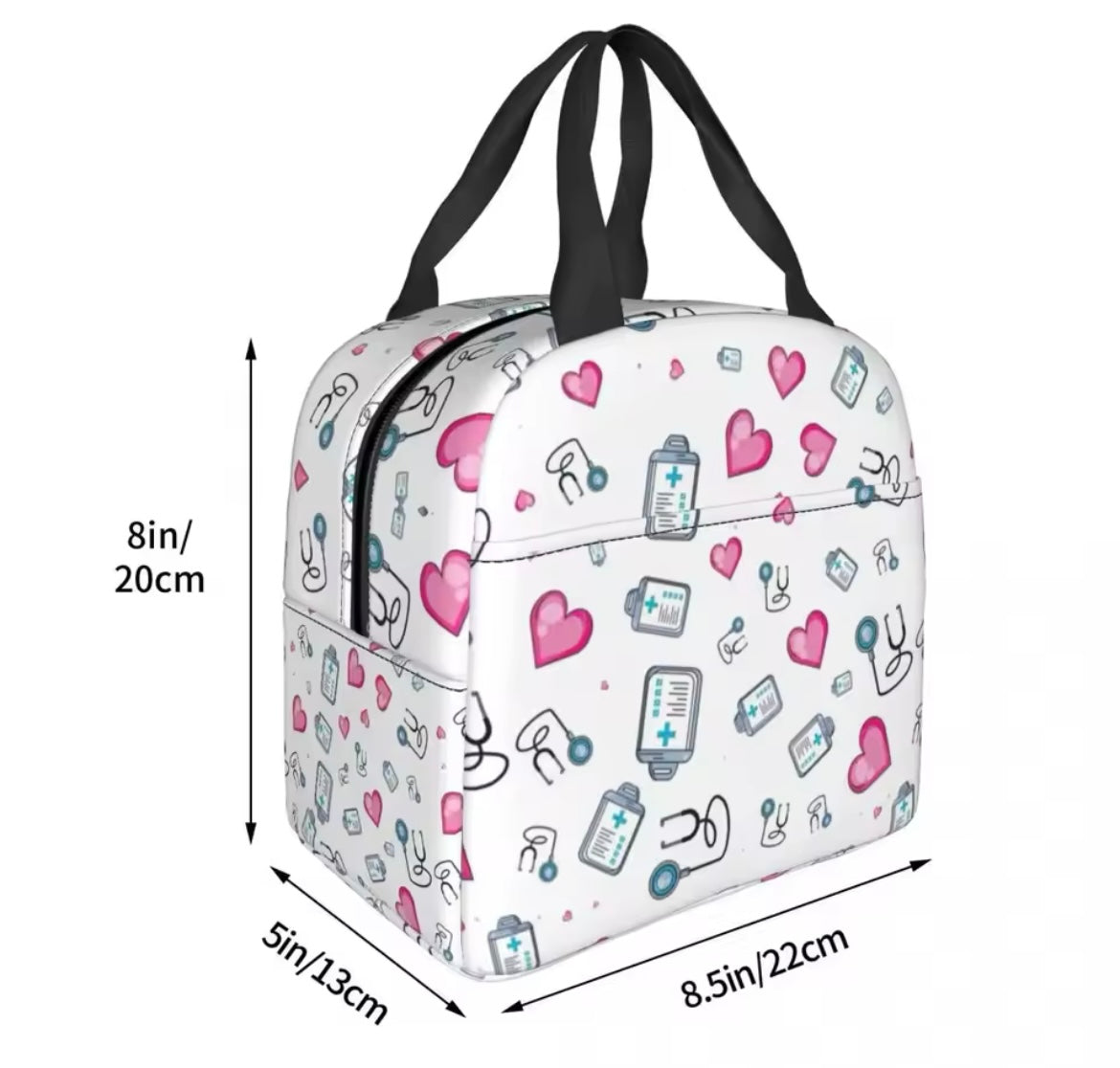 Fiambrera térmica con Diseño Médico Sanitario / Bolso de comida