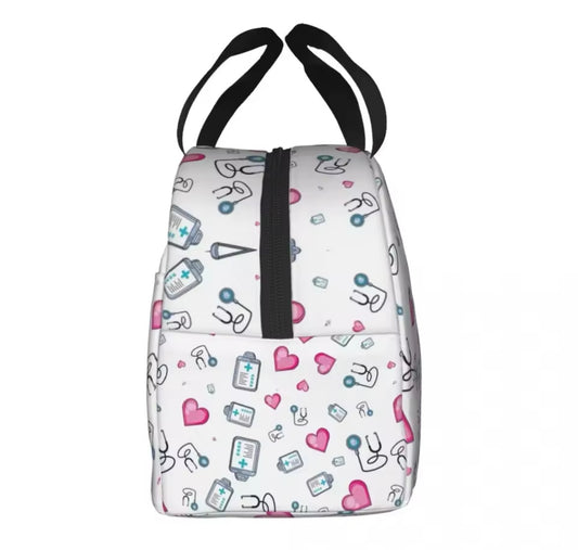 Fiambrera térmica con Diseño Médico Sanitario / Bolso de comida