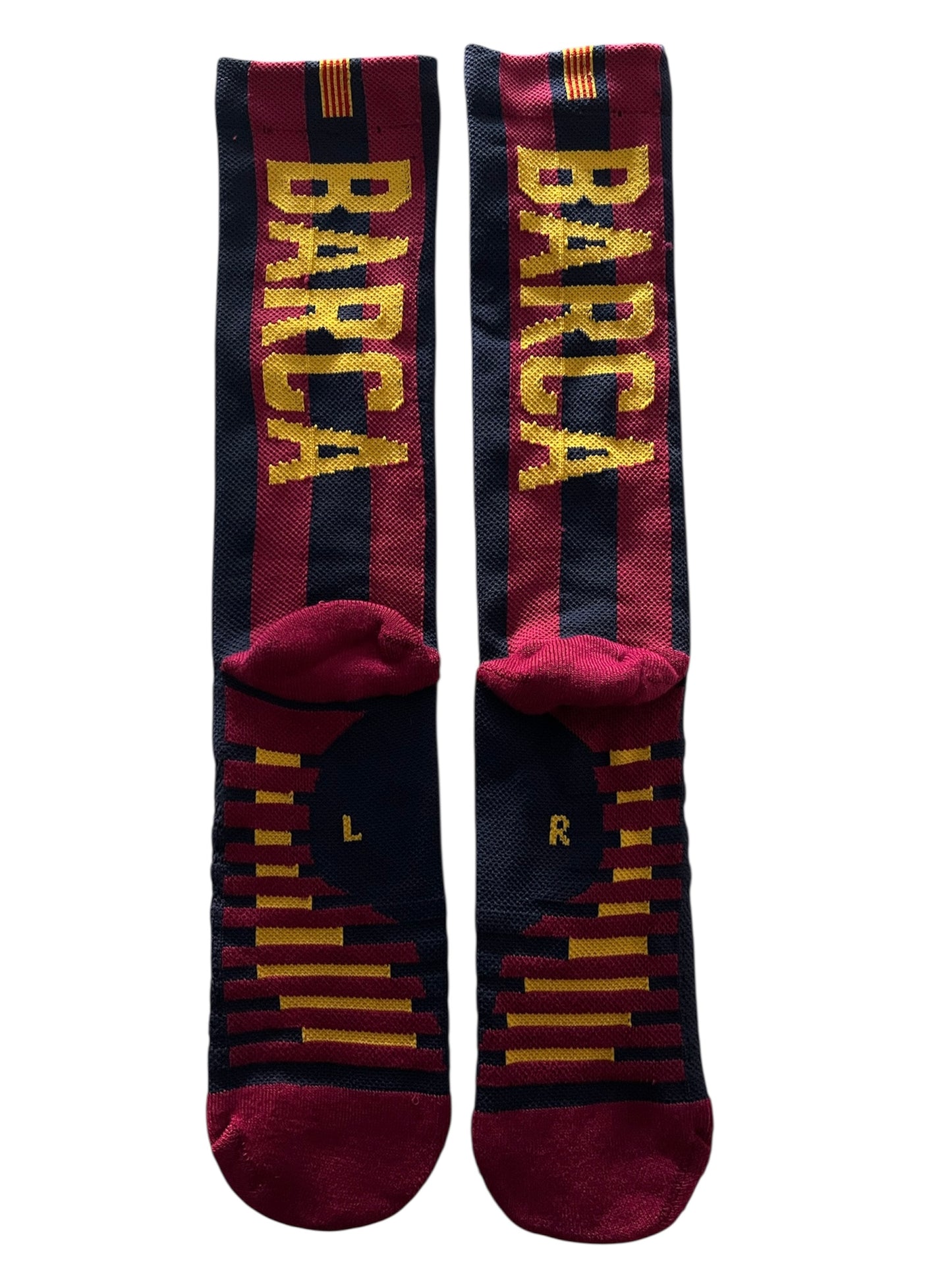 Calcetines del Fútbol Club Barcelona.