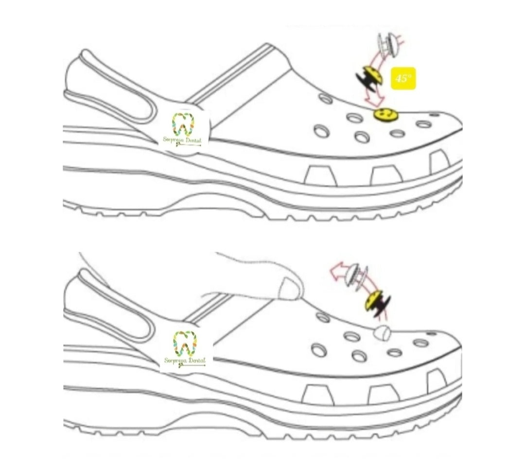 Charms para Zuecos de Harry Potter / Jibbitz crocs / Adornos de Zapatos de PVC (5 Unidades) Motivo: Harry Potter