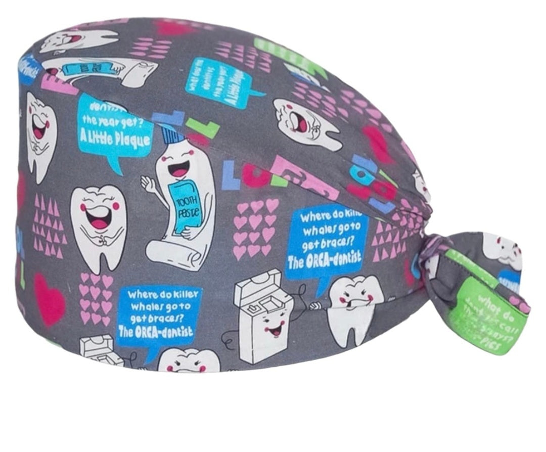 Gorro Quirúrgico con Diseño de dientes
