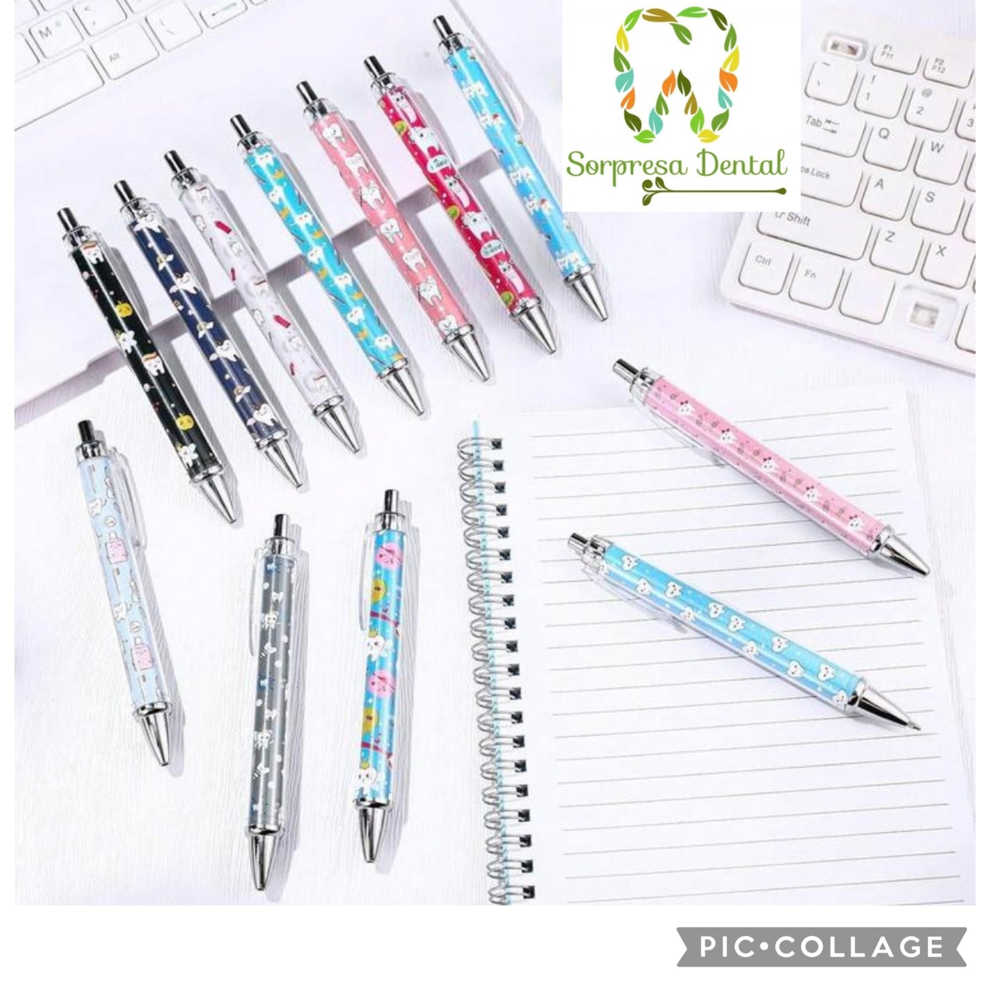 Bolígrafos con diseño Dental (3 Unidades)