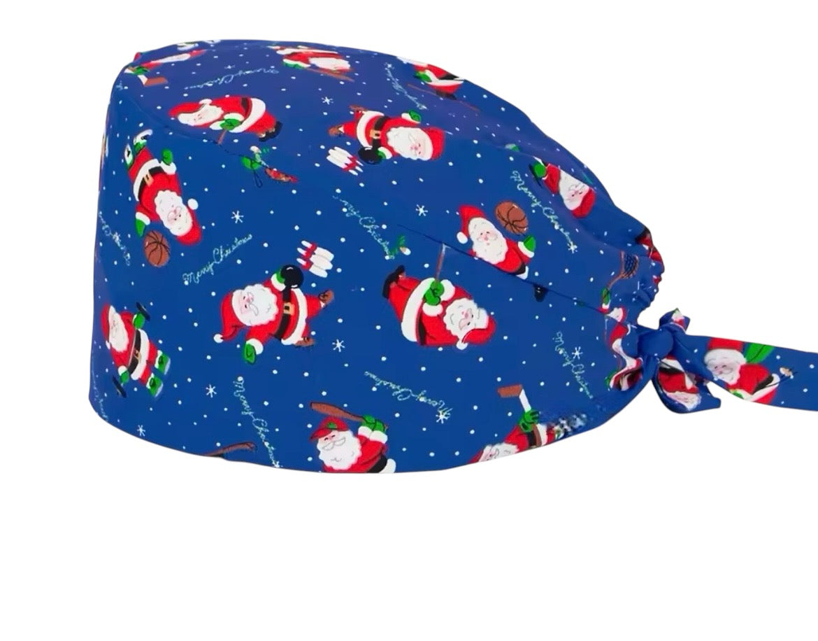 Gorro Quirúrgico de Navidad (Papá Noel Deportivo)