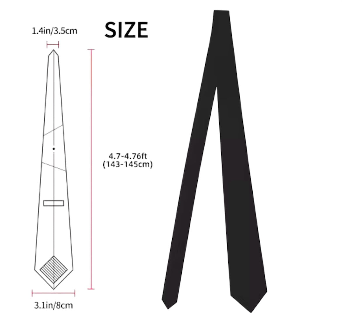 Corbata Azul con diseño dental.