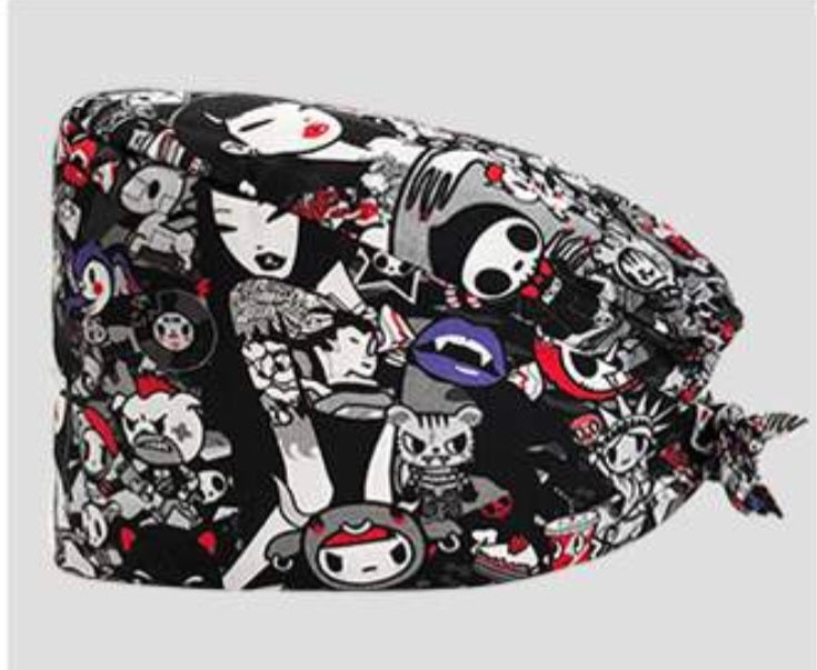 Gorro Quirúrgico Caricaturas Japonesas