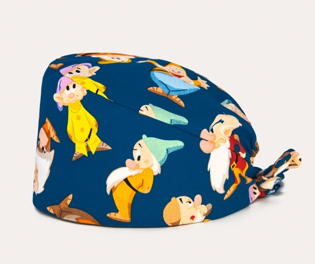 Gorro Quirúrgico de los 7 Enanitos de Blancanieves Disney