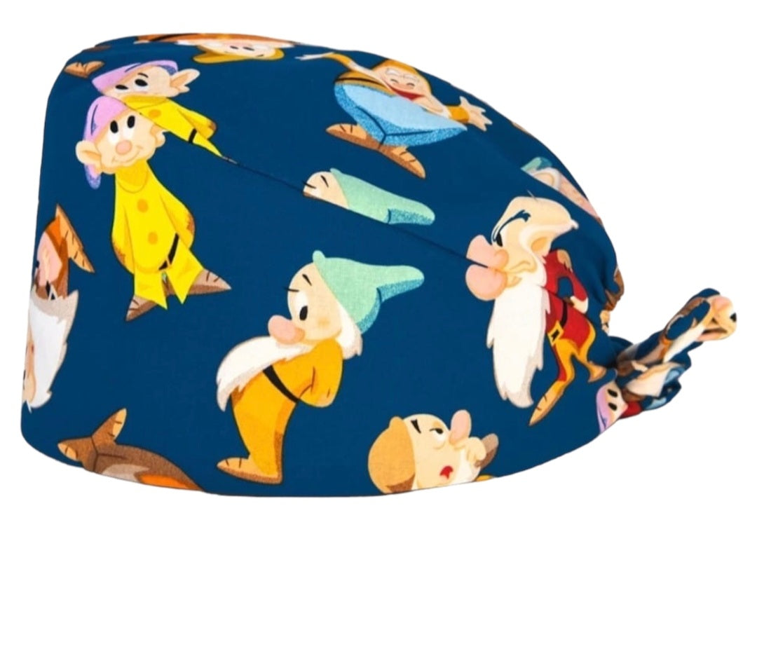 Gorro Quirúrgico de los 7 Enanitos de Blancanieves Disney