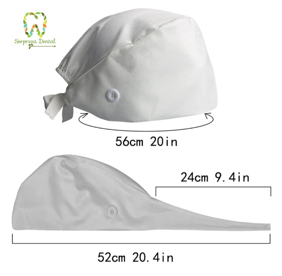 Gorro quirúrgico con diseño de gatos