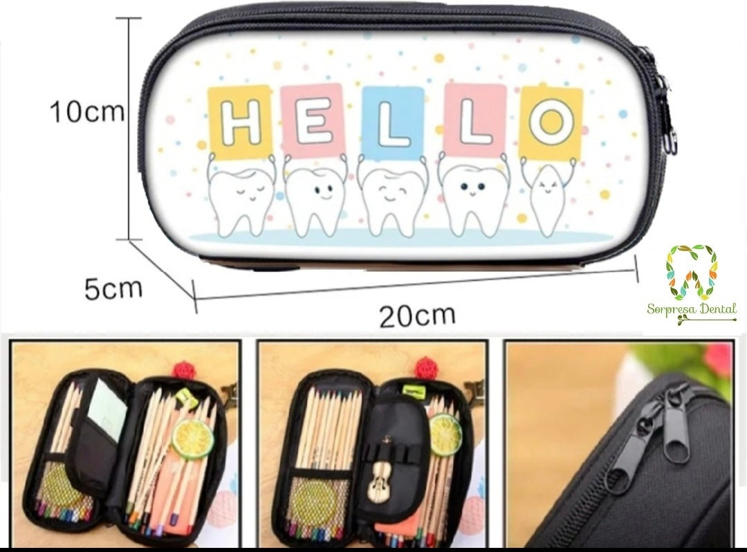 Estuche con diseño dental