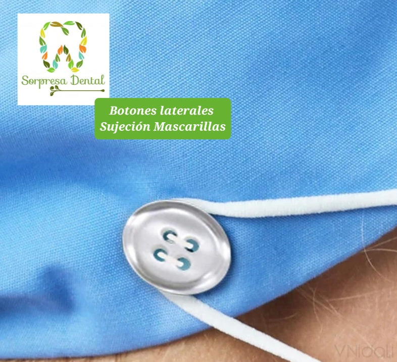 Gorro Quirúrgico con diseño de Bacterias - Virus.