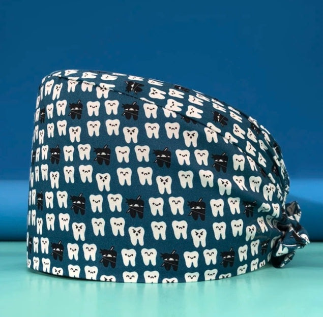 Gorro Quirúrgico con Diseño de Dientes