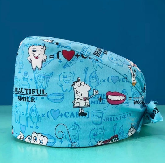 Gorro quirúrgico con Diseño de Dientes
