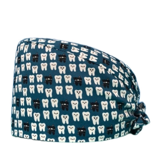 Gorro Quirúrgico con Diseño de Dientes