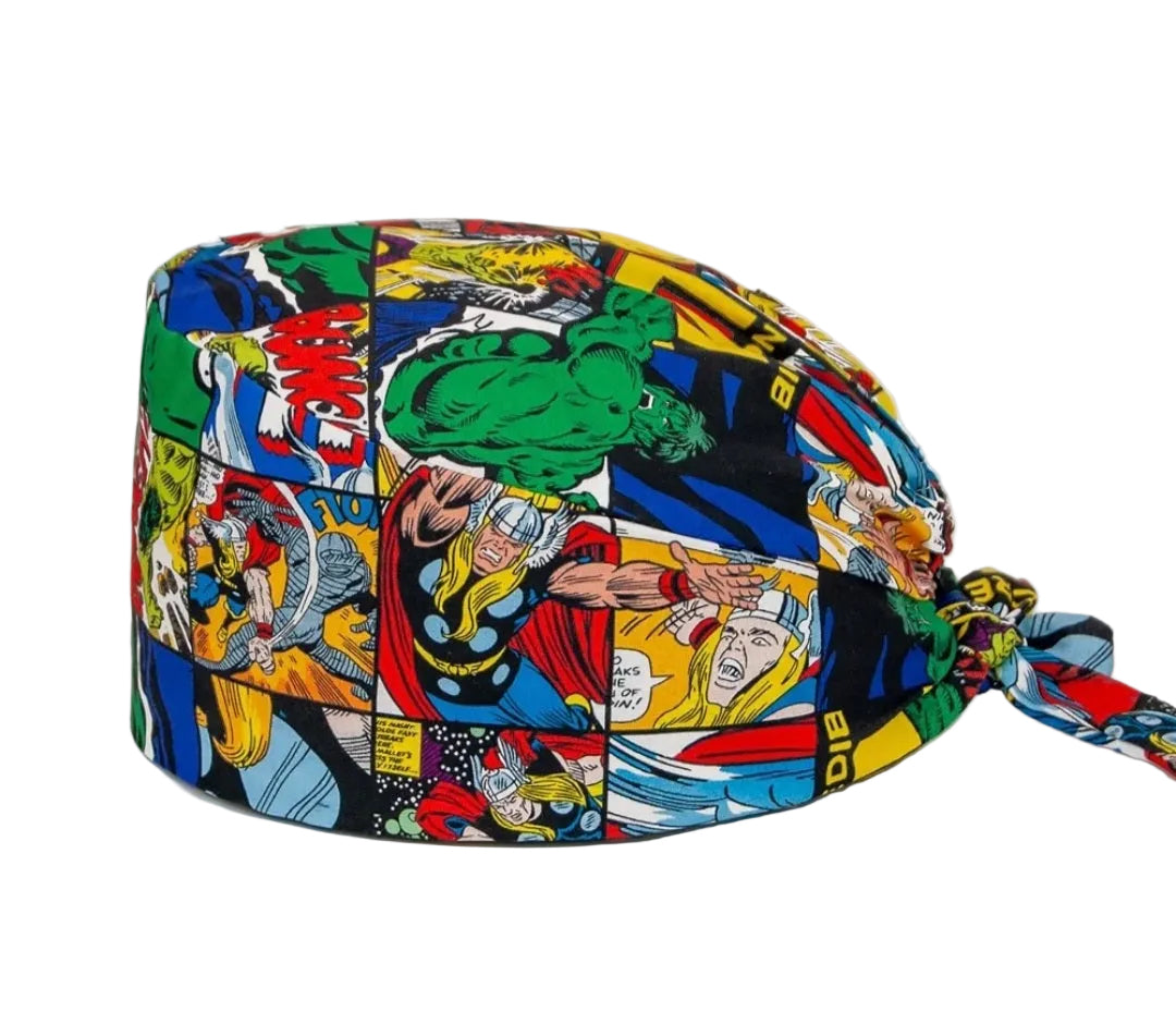 Gorro quirúrgico superhéroes de Marvel