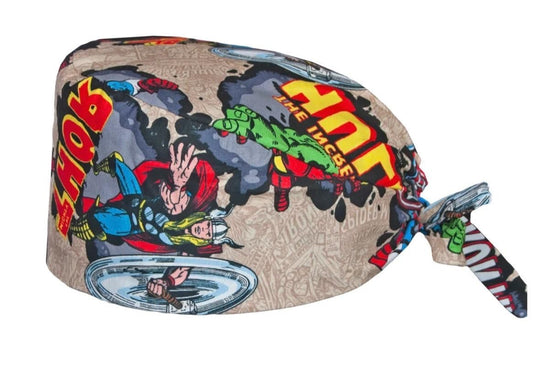 Gorro quirúrgico de personajes de Marvel