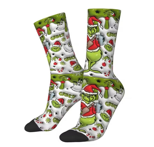 Calcetines Navideños El Grinch