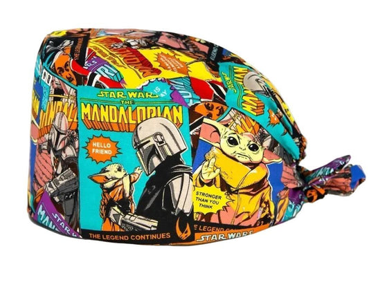 Gorro Quirúrgico de Star Wars, La Guerra de las Galaxias, The Mandalorian.