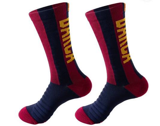 Calcetines del Fútbol Club Barcelona.