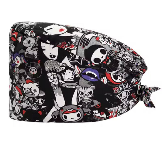 Gorro Quirúrgico Caricaturas Japonesas