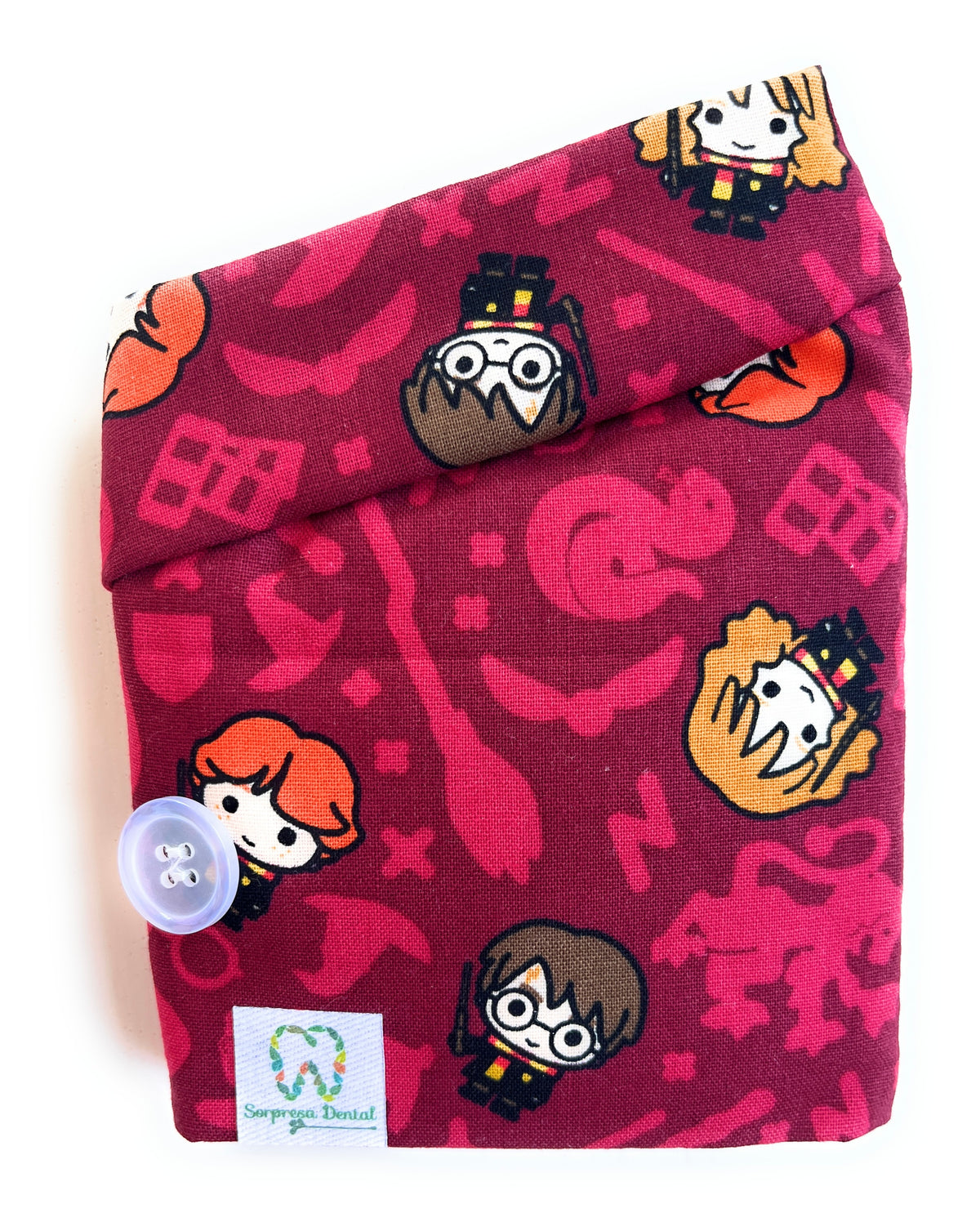 Gorro Quirúrgico de Harry Potter - Diseño Burdeos
