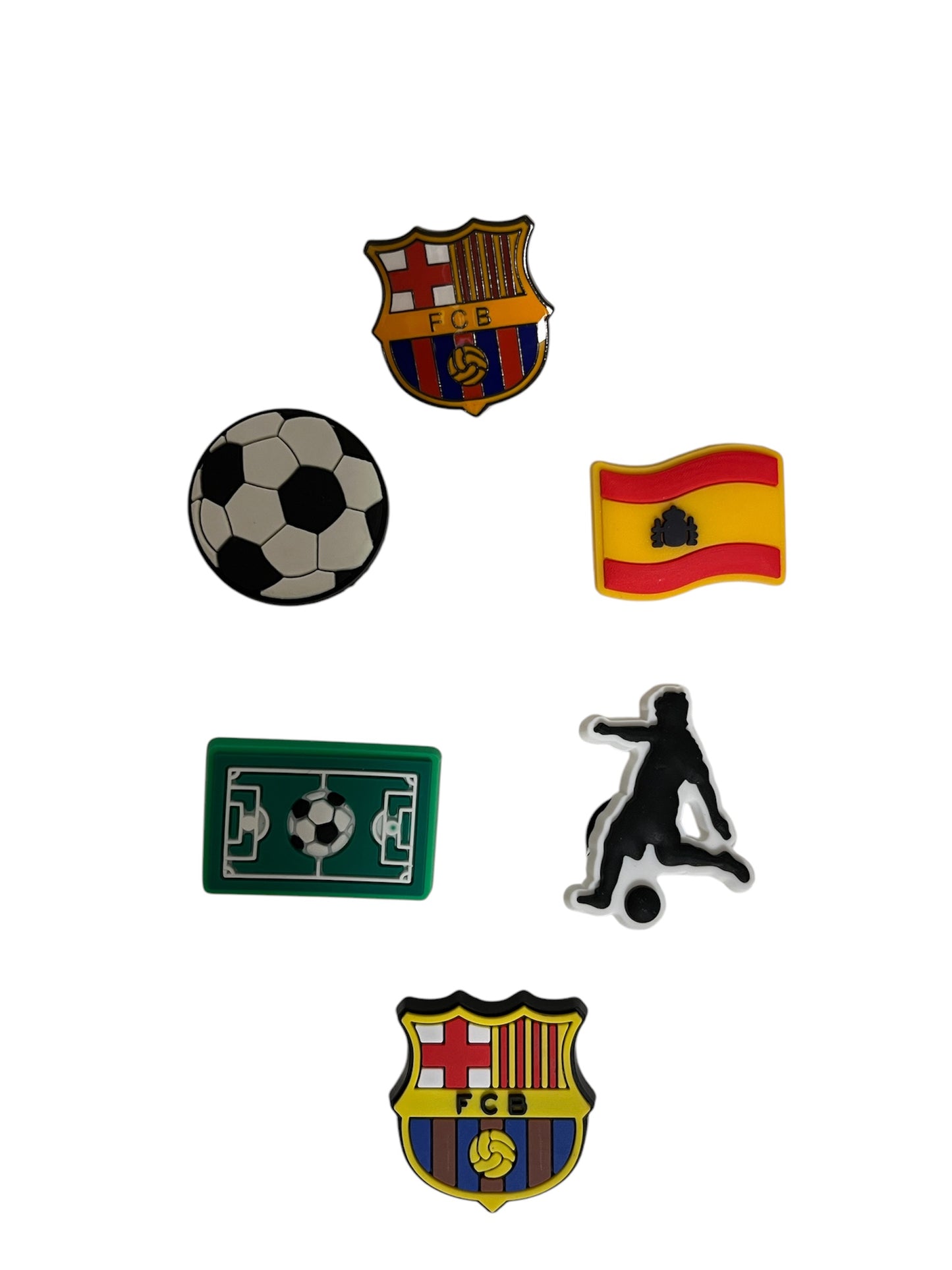 Charms + Dije metálico de Fútbol Barcelona (Barca)