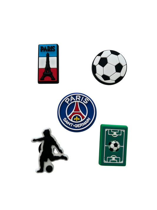 Charms para Zuecos de Fútbol del PSG