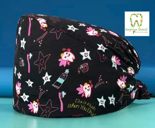 Gorro Quirúrgico con Diseño de Dientes