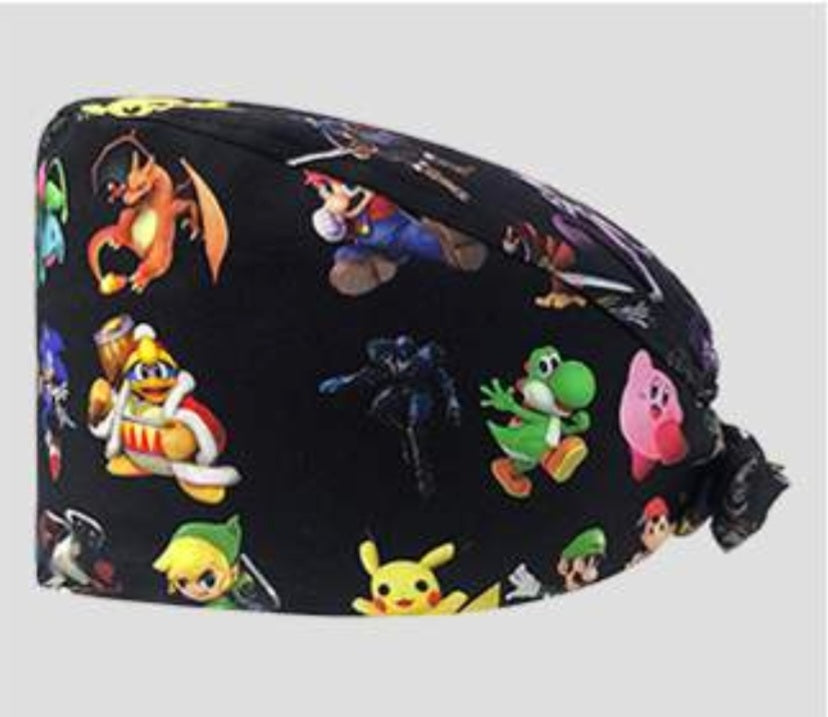 Gorro Quirúrgico con personajes de videojuegos