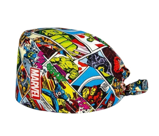 Gorro Quirúrgico historietas de Los Vengadores, Marvel, The Avengers.
